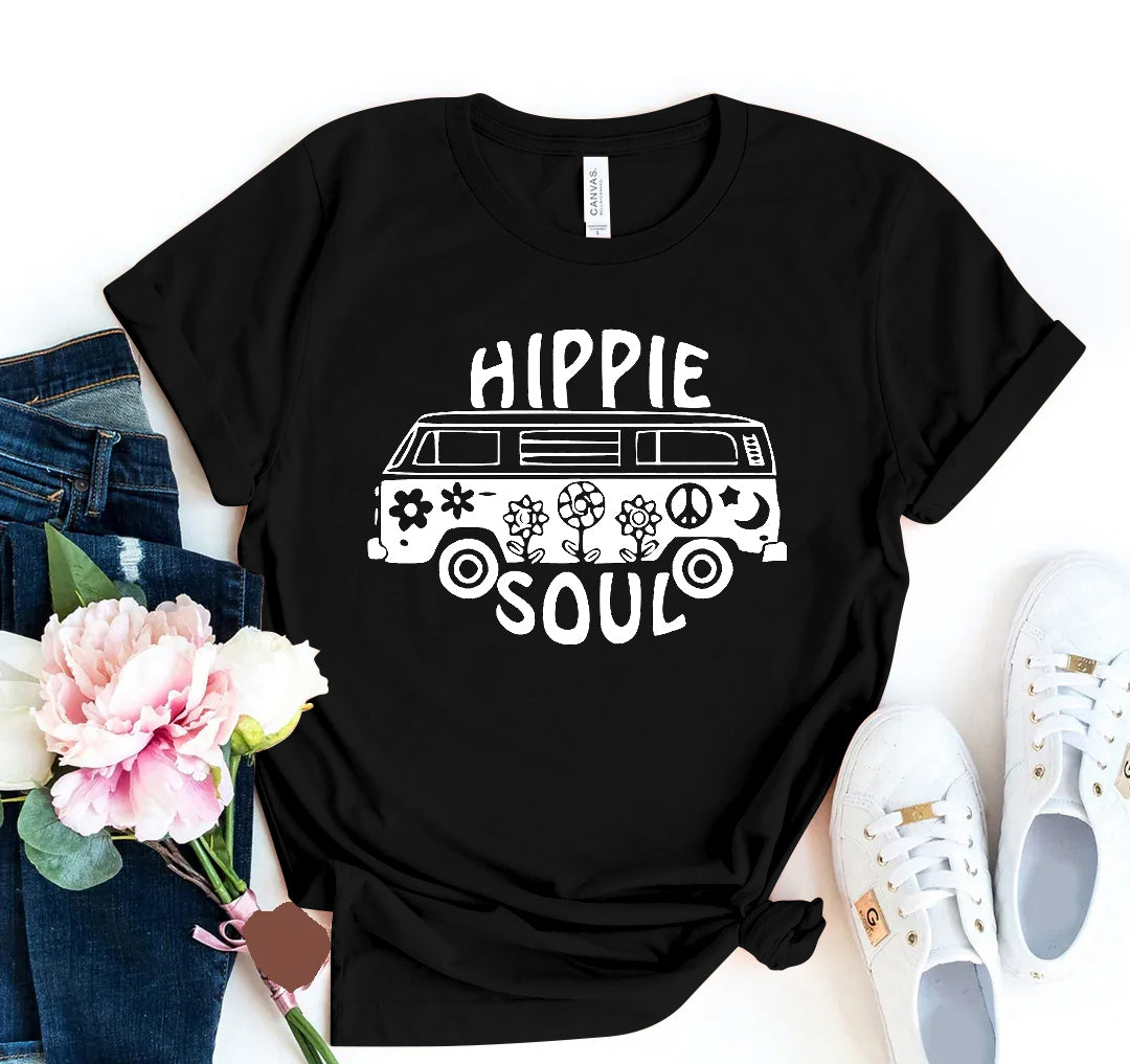 Hippie Soul T-shirt for Free-Spirited and Stylish Comfort