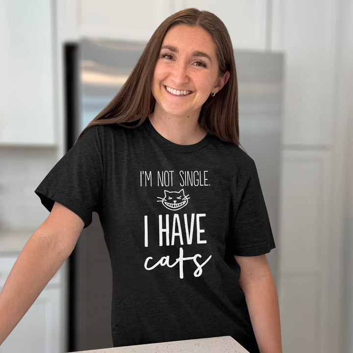 I’m Not Single I Have Cats Graphic Tee