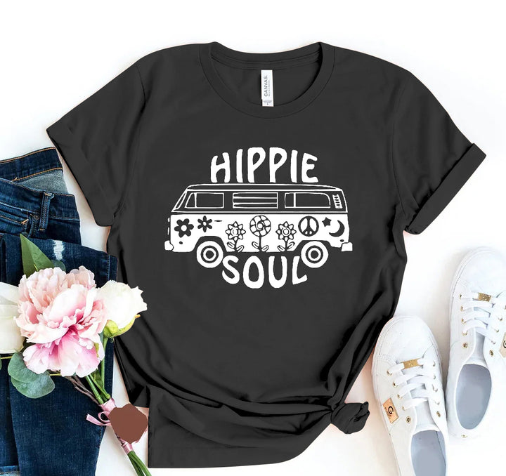 Hippie Soul T-shirt for Free-Spirited and Stylish Comfort