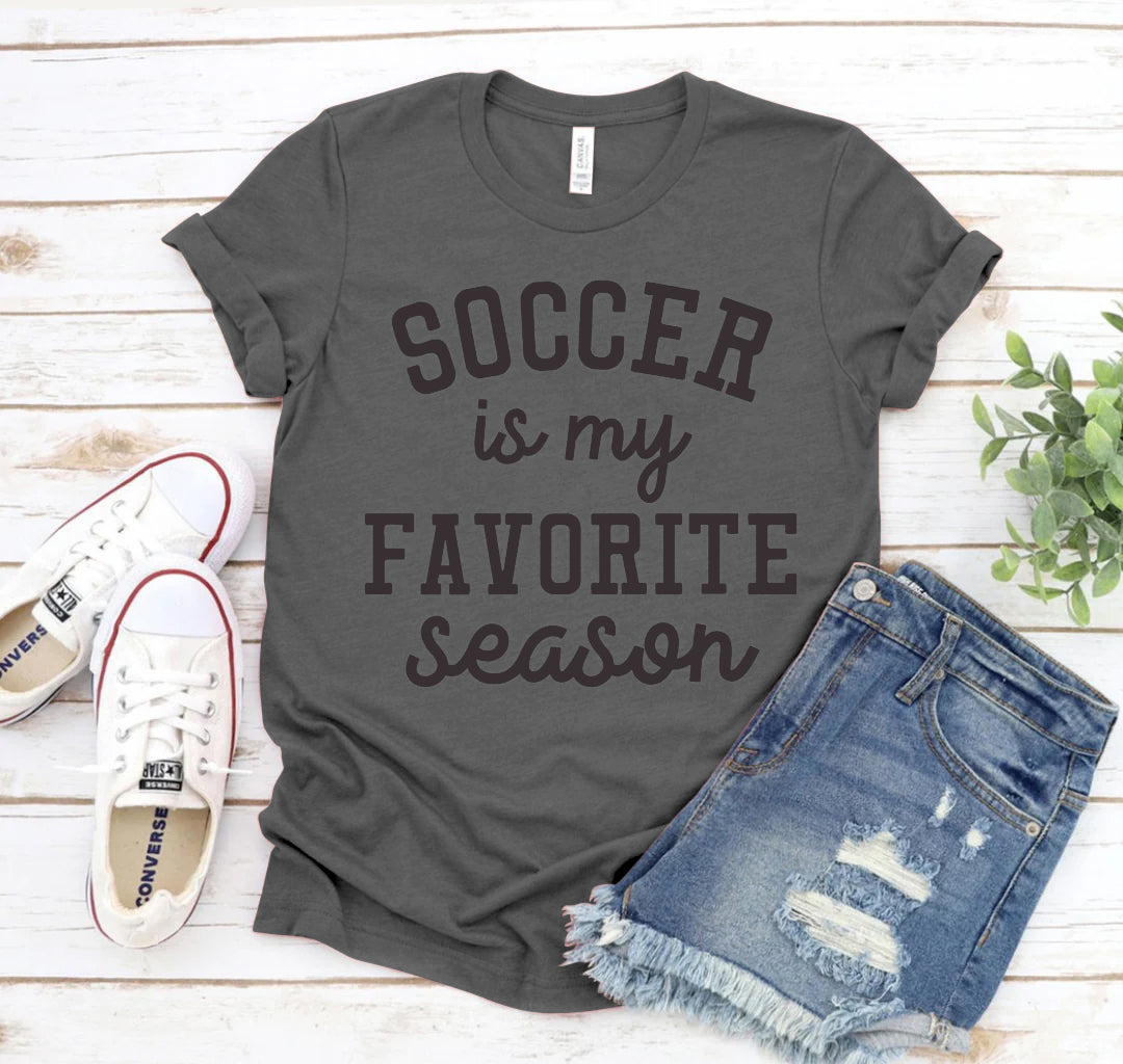 Gray t-shirt with &