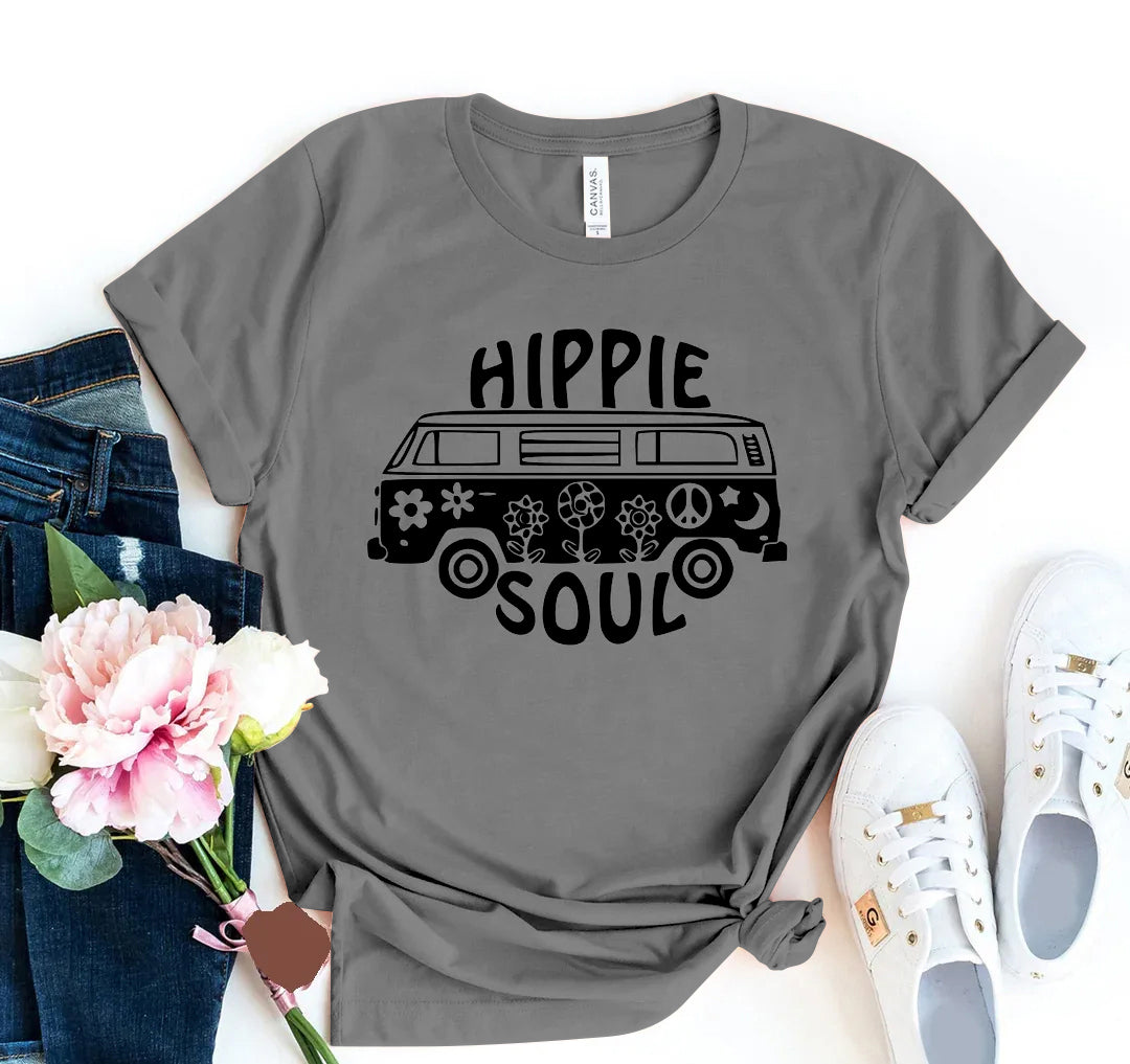 Hippie Soul T-shirt for Free-Spirited and Stylish Comfort