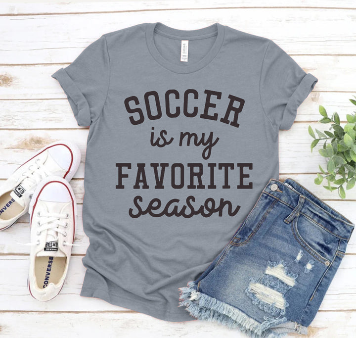 Gray t-shirt with &