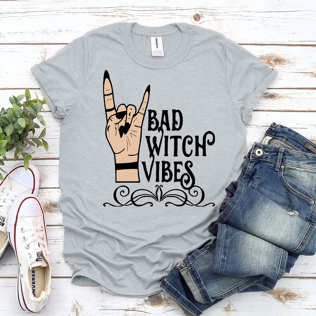 Gray t-shirt with &