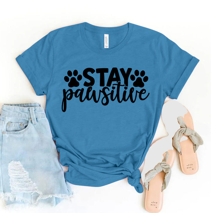 Blue t-shirt with &
