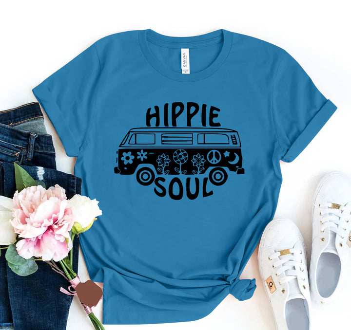 Hippie Soul T-shirt for Free-Spirited and Stylish Comfort