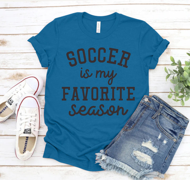 Blue t-shirt with &
