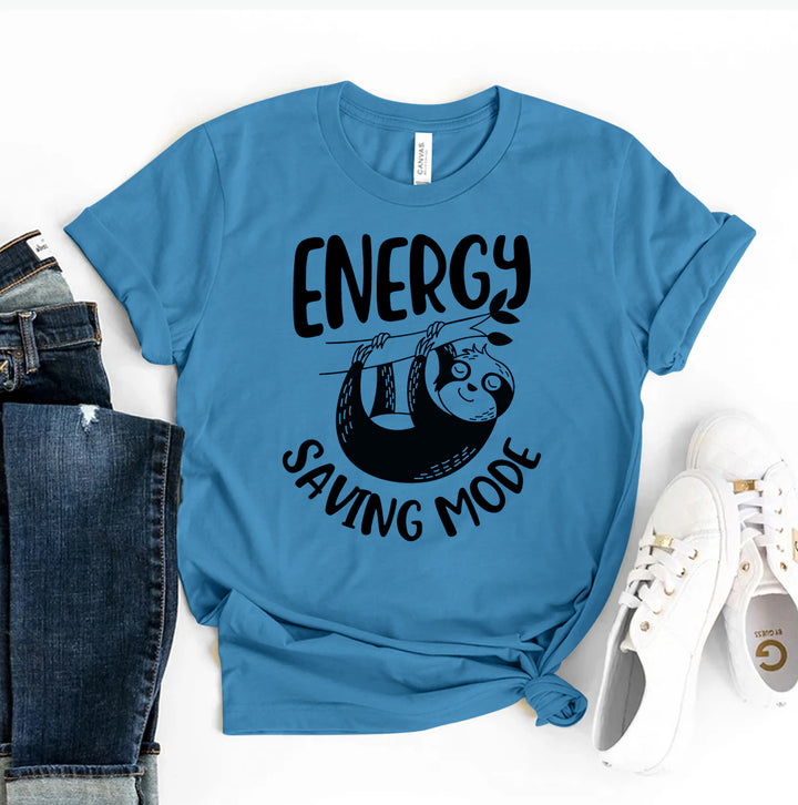 Blue t-shirt with &