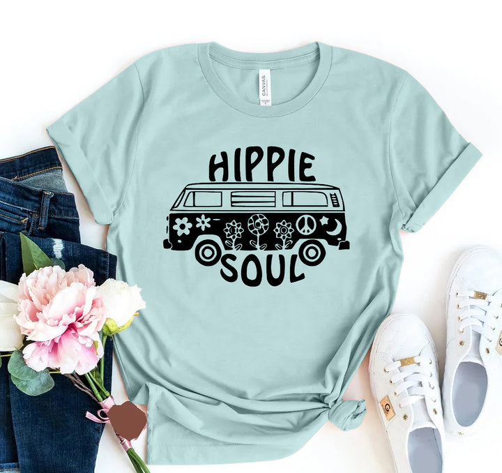 Hippie Soul T-shirt for Free-Spirited and Stylish Comfort