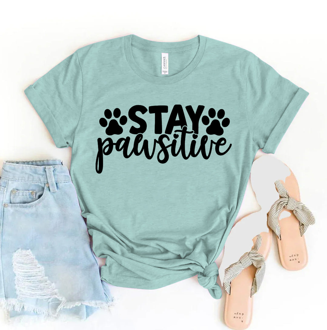 Dusty Blue t-shirt with &