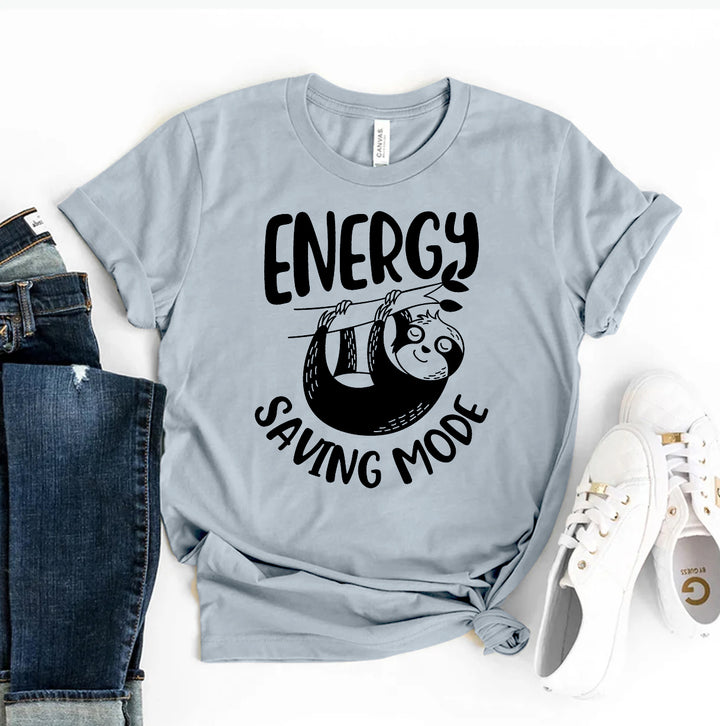 Light blue t-shirt with &