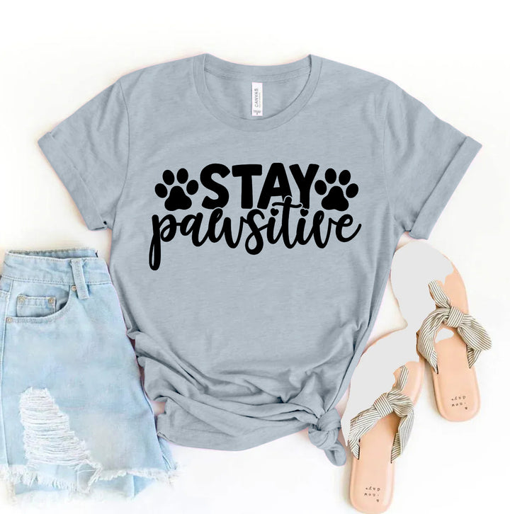 Gray t-shirt with &