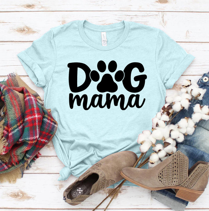 Heather Ice blue t-shirt with &