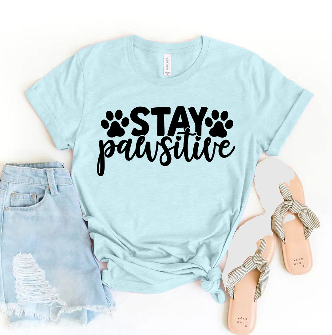 Ice Blue t-shirt with &