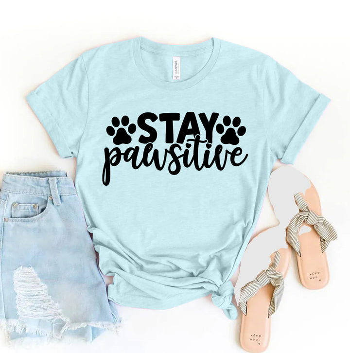 Ice Blue t-shirt with &