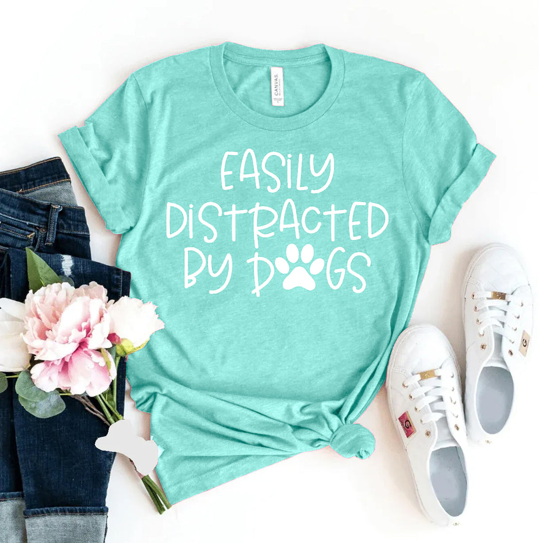 Mint green t-shirt with &