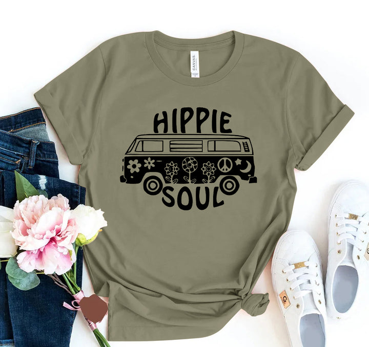 Hippie Soul T-shirt for Free-Spirited and Stylish Comfort