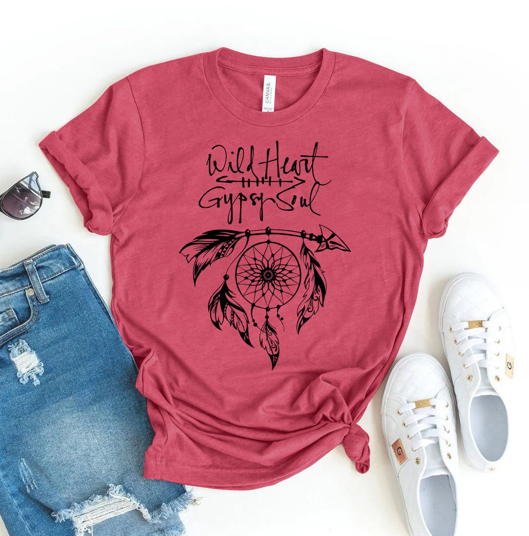 Raspberry t-shirt with &