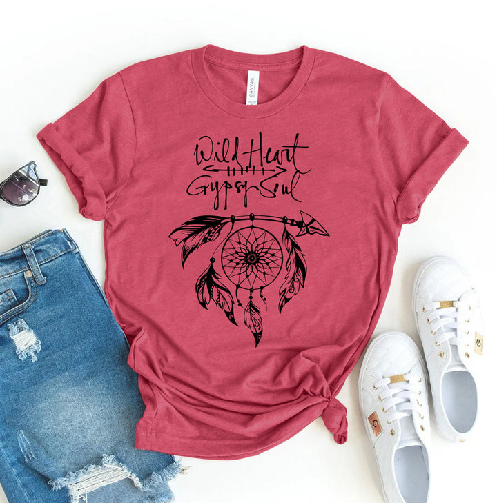 Raspberry t-shirt with &