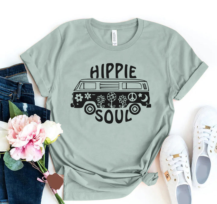Hippie Soul T-shirt for Free-Spirited and Stylish Comfort