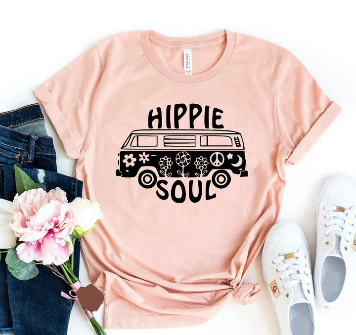 Hippie Soul T-shirt for Free-Spirited and Stylish Comfort