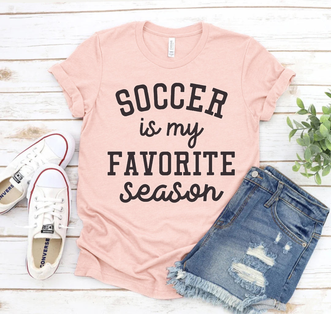 Heather Peach t-shirt with &