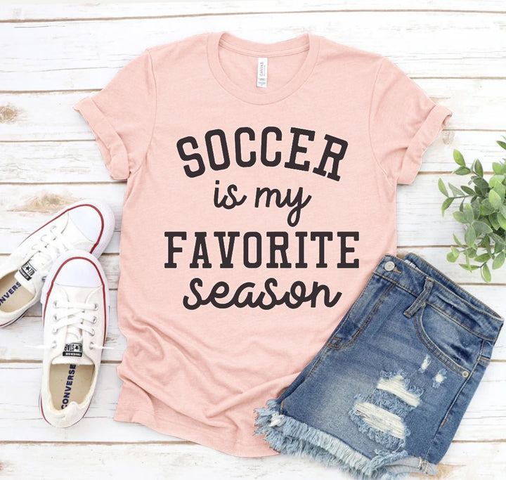 Heather Peach t-shirt with &