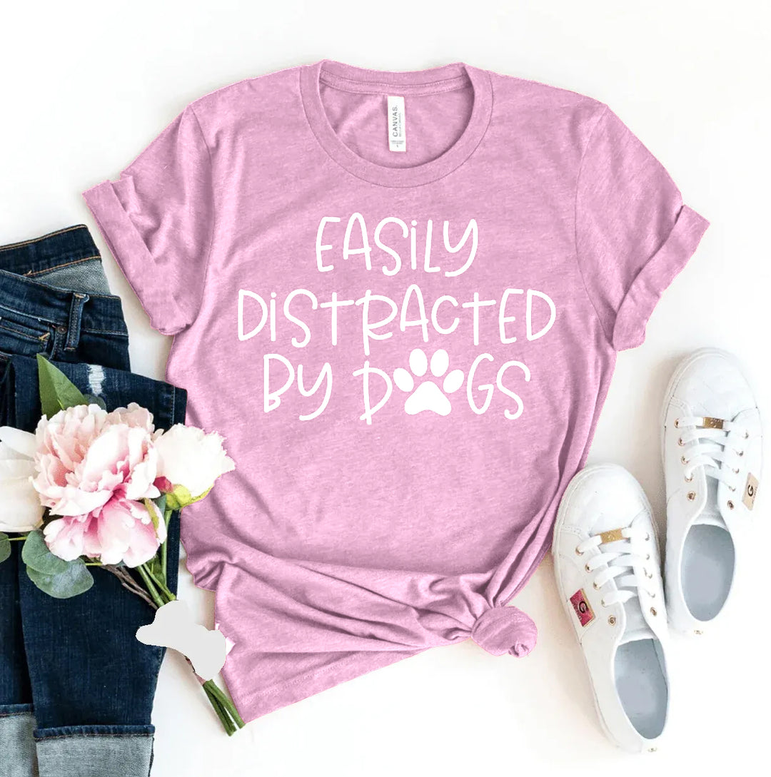 Pink t-shirt with &