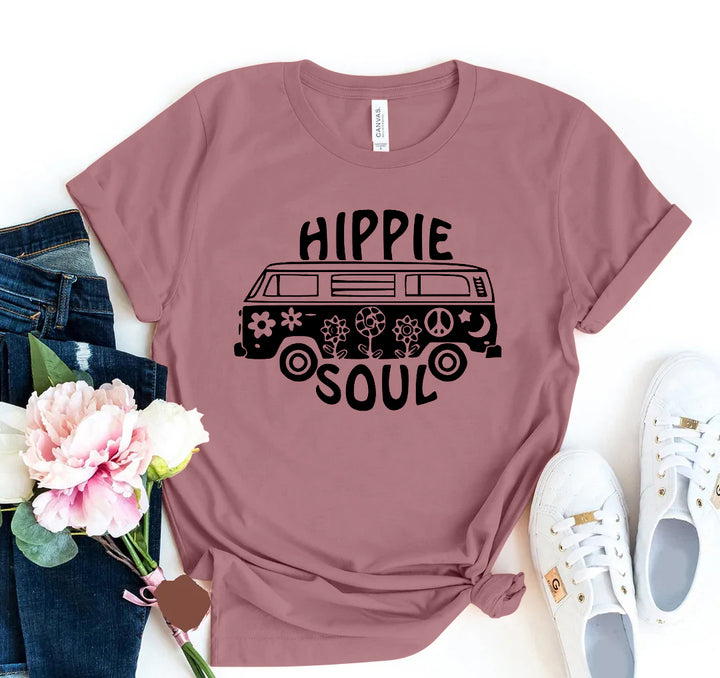 Hippie Soul T-shirt for Free-Spirited and Stylish Comfort