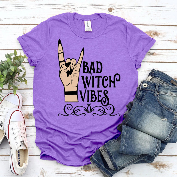 Purple t-shirt with &