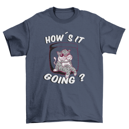 Pocket cat t-shirt