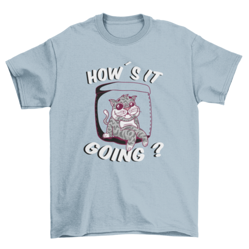 Pocket cat t-shirt
