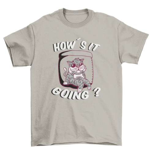 Pocket cat t-shirt