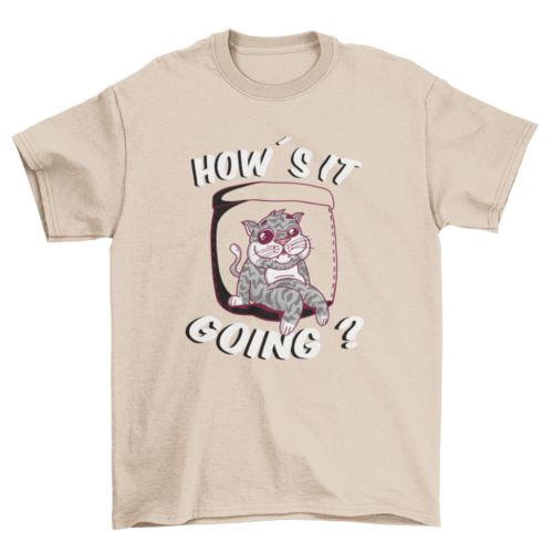 Pocket cat t-shirt