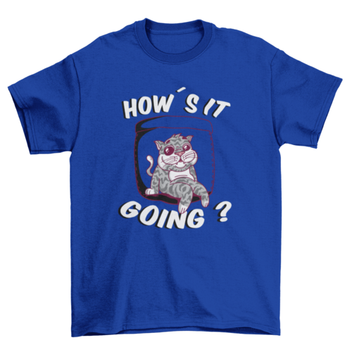 Pocket cat t-shirt