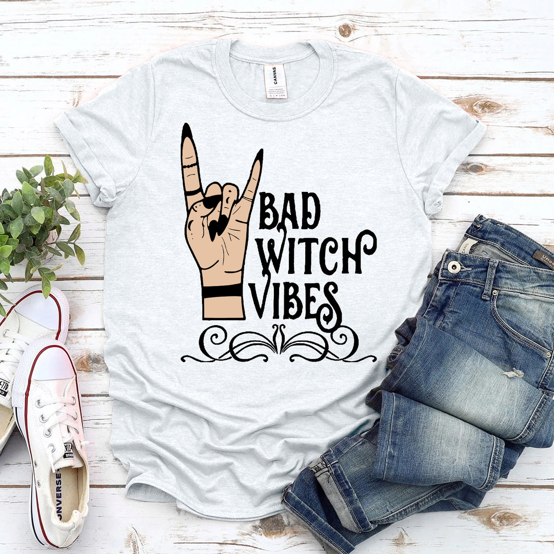 White t-shirt with &