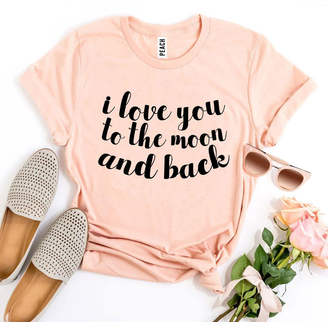 Peach t-shirt with &