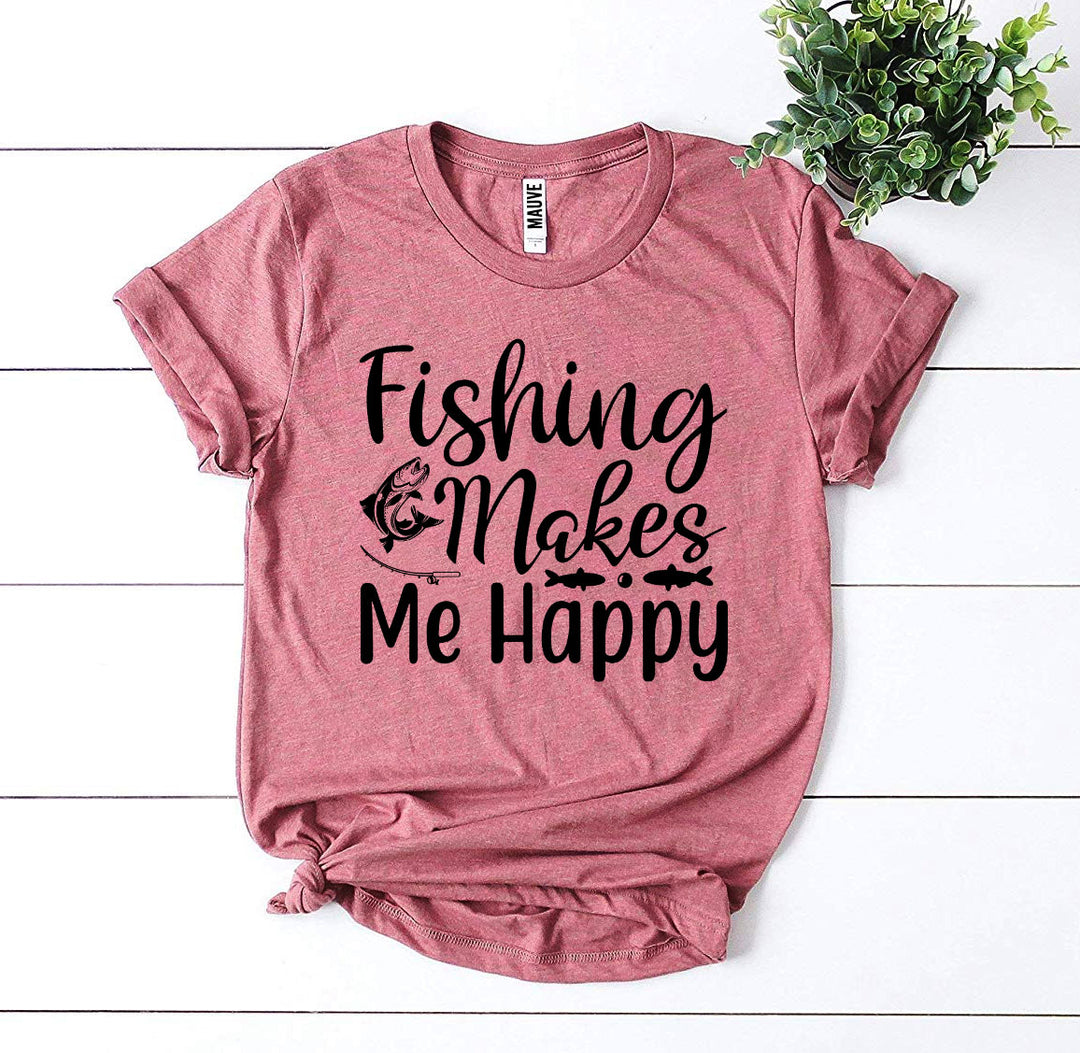 Mauve t-shirt with &