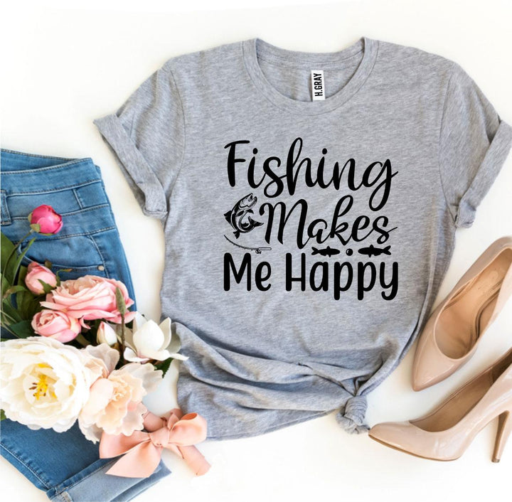 Gray t-shirt with &