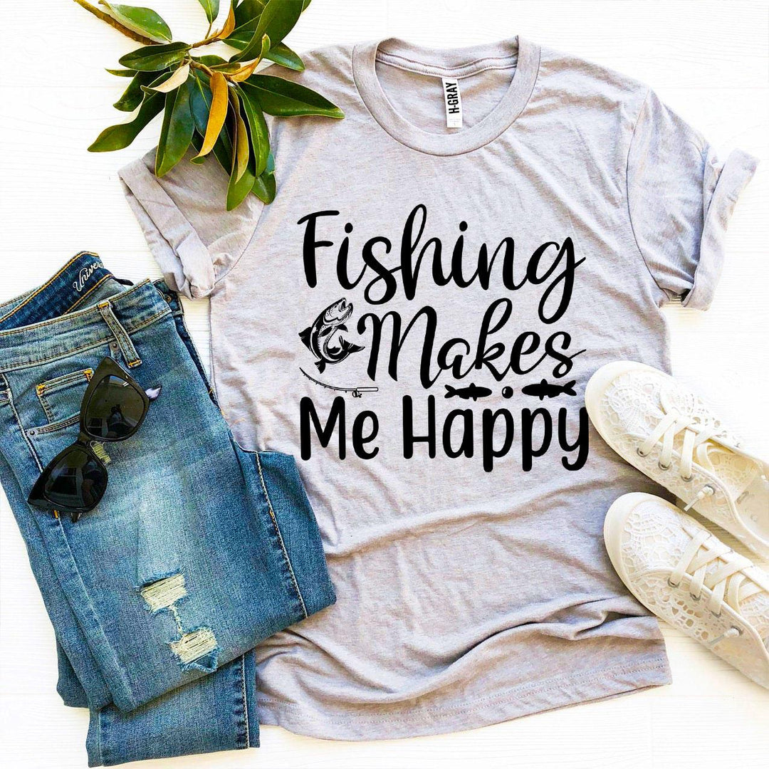 Gray t-shirt with &
