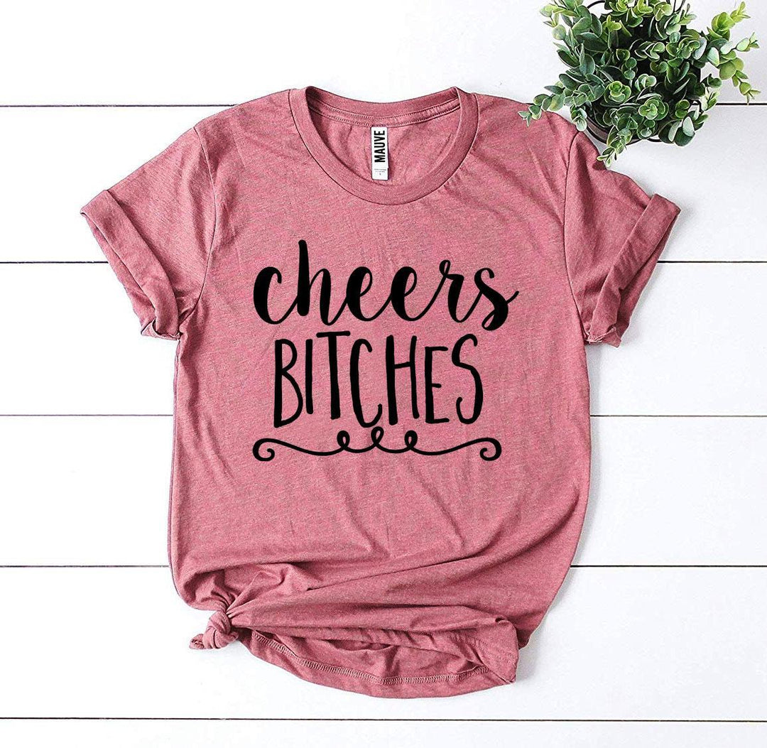Mauve  t-shirt with &