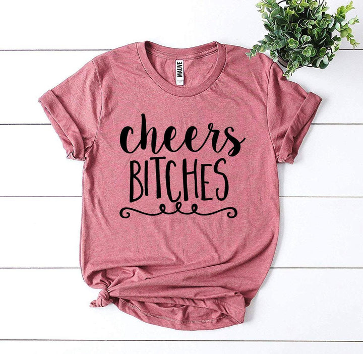 Mauve  t-shirt with &