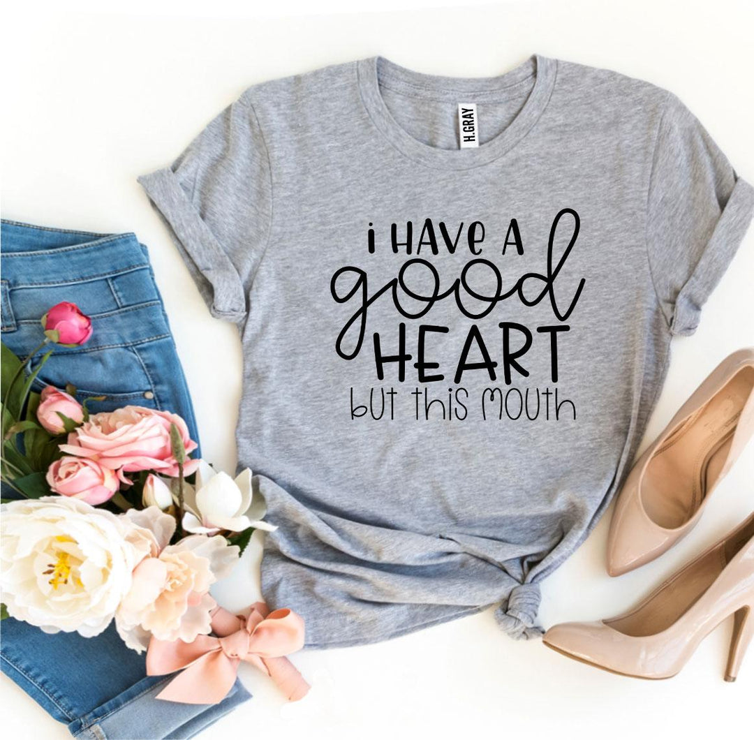 H. gray t-shirt with &