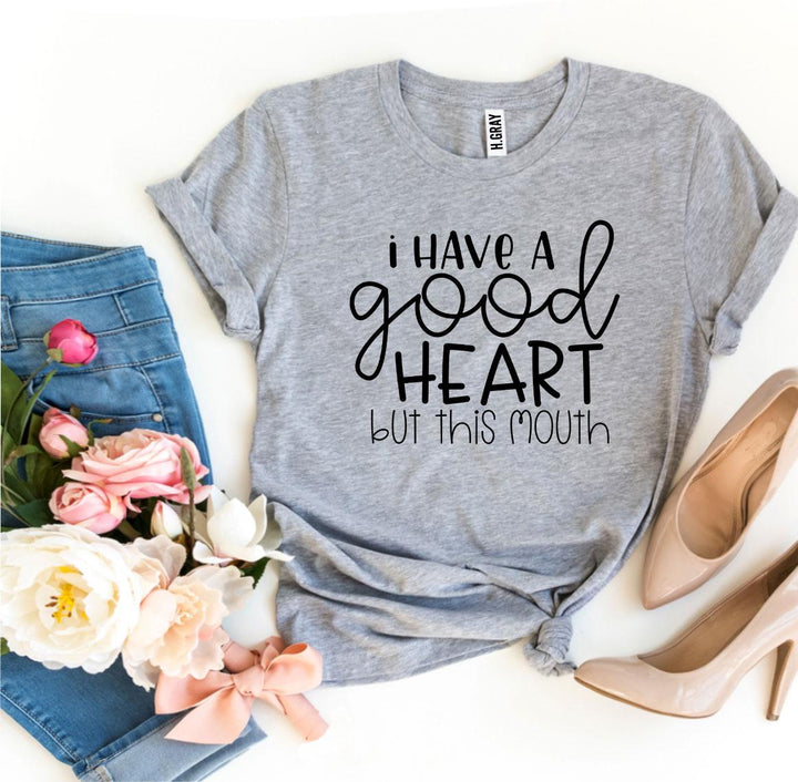 H. gray t-shirt with &