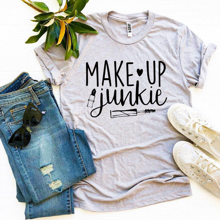 Gray t-shirt with &