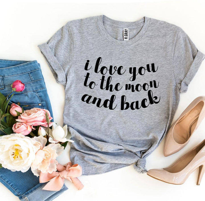 Gray t-shirt with &