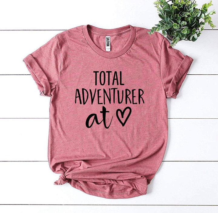 Mauve t-shirt with &
