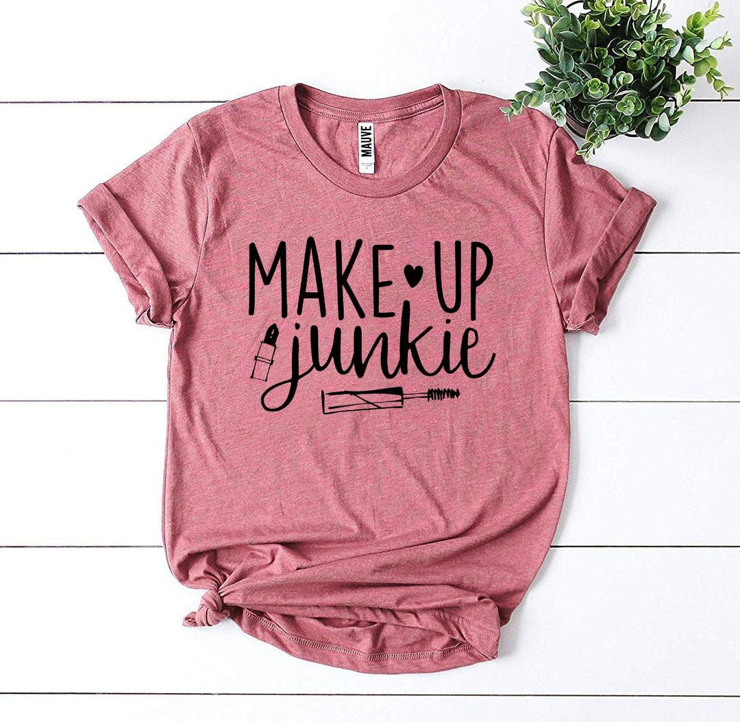 Mauve t-shirt with &