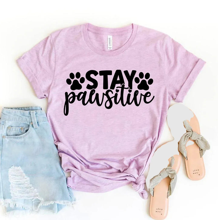 Lilac t-shirt with &