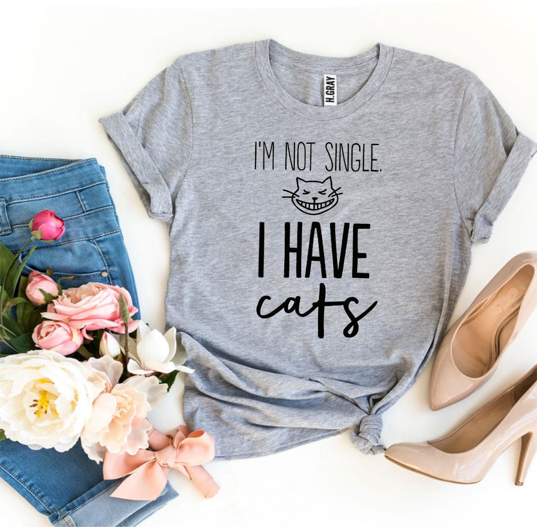 Heather gray t-shirt with &