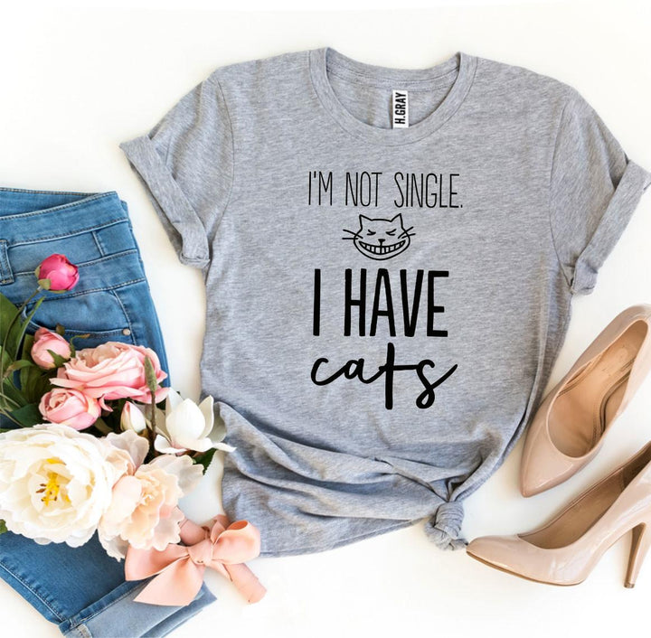 Heather gray t-shirt with &